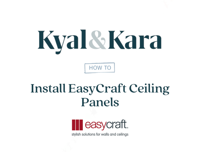 How to Install: Ceiling Panels