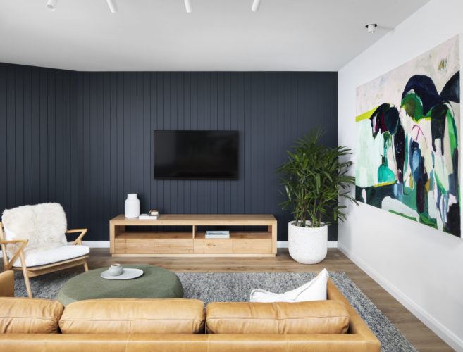 Weekend DIY: Living Room Feature Wall